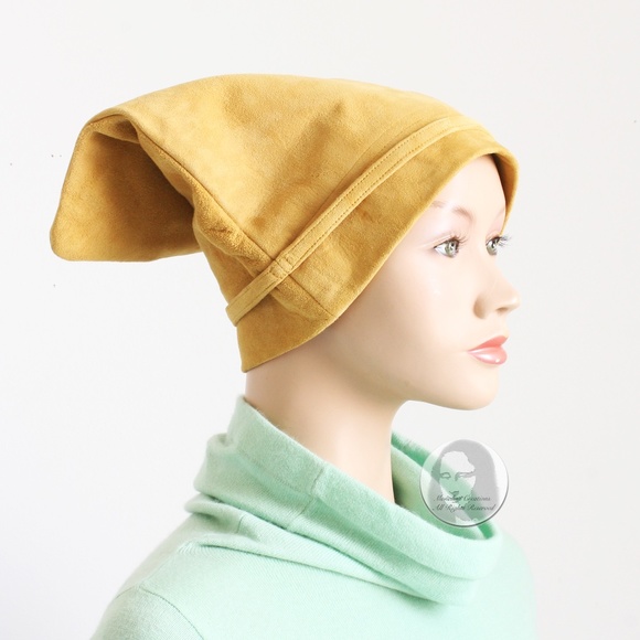 Bonnie Cashin for Sills Bag Hat Suede Leather Accessory Rare Vintage 60s Mod OS main image 11